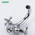 One-Hole Basin Faucets Elegant Round Brass Wash Basin Faucet Manufactory